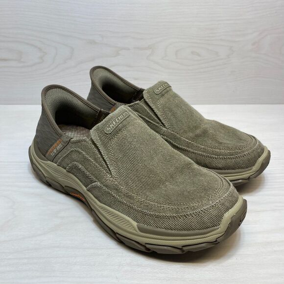 Skechers Slip-Ins RF Respected Holmgren Sneakers Mens Size 9 Taupe Walking Shoes main image 4